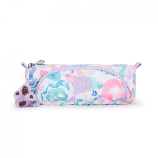 Kipling Pen Case Female Aqua Flowers Cute