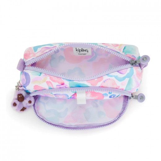 Kipling Pen Case Female Aqua Flowers Cute