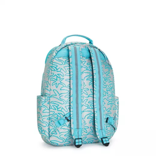 Kipling-Seoul Backpack Metallic Palm, Large