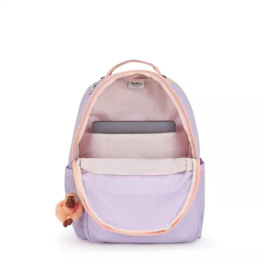 Kipling-Seoul Backpack Lilac, Large