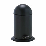 Aquanova Ona Waste Bin, Black, 3 Liter