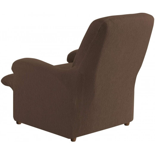 غطاء كرسي استرخاء لون بني من ارمن