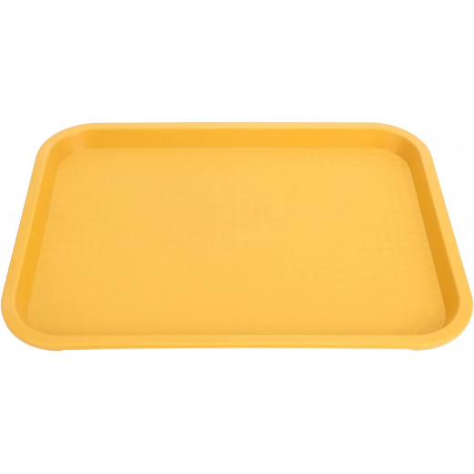 Vague Fast Food Tray Plastic 45 centimeter x 35 centimeter Yellow