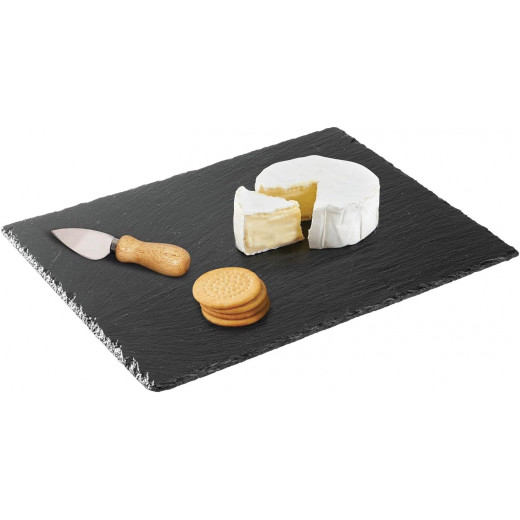 Vague Melamine Black Slate Board 26.5 centimeter x 16 centimeter