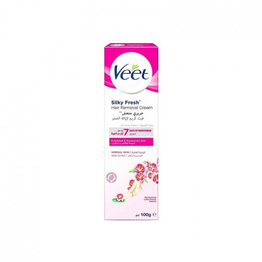 Veet Hair Removal Cream With Jasmine for Normal Skin, 100 Ml