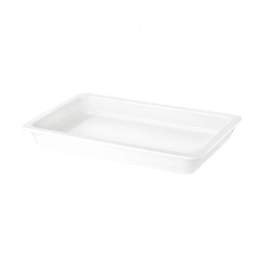 Wilmax Gastronorm 18*33cm Rectangular Dish - White