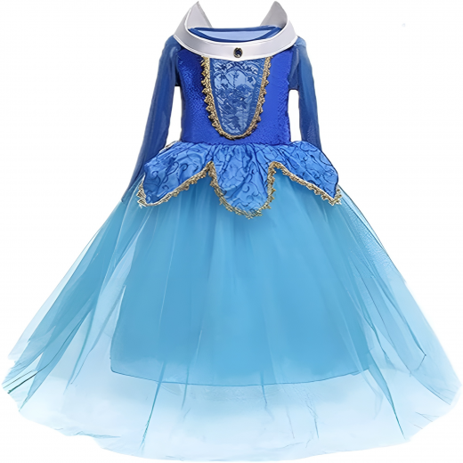 K Costumes | Princess Party Girls Costume Dress - Blue