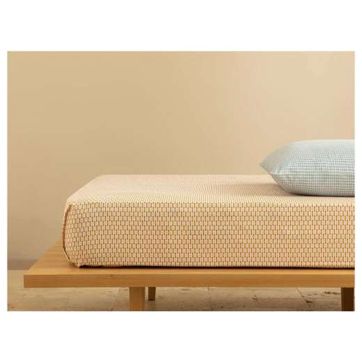 English Home Wave Dots Easy Iron Double Bed Sheet 240x260 Cm