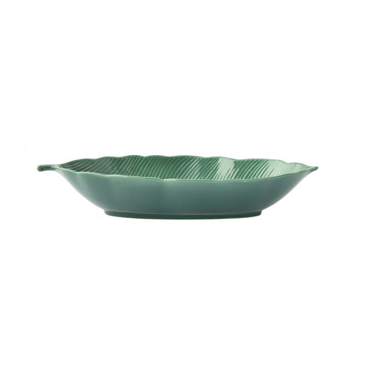 Easy Life Madagascar  Tropical Leaf Bowl in Box - Green 26*11.5cm