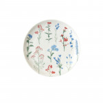 Easy Life Mille Fleurs Side Plate - Blue & Red 21cm