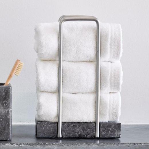 Aquanova Hammam Guest Towel Holder - Dark Gray