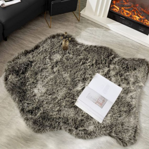 Astra Bella  Faux Fur Rug - Brown 90*140cm