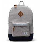 Herschel Heritage Backpack Light Grey Crosshatch/peacoat