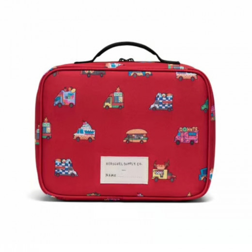 Herschel Pop Quiz Lunch Box Food Trucks Mars Red