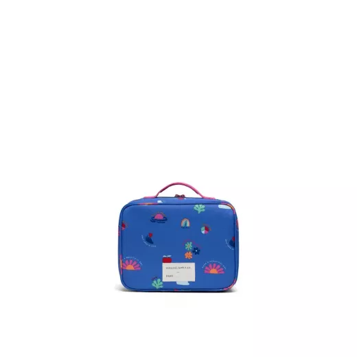 Herschel Pop Quiz Lunch Box Self Love Baja Blue