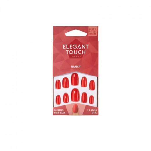Elegant Touch Polished Nails - Nancy (Red)