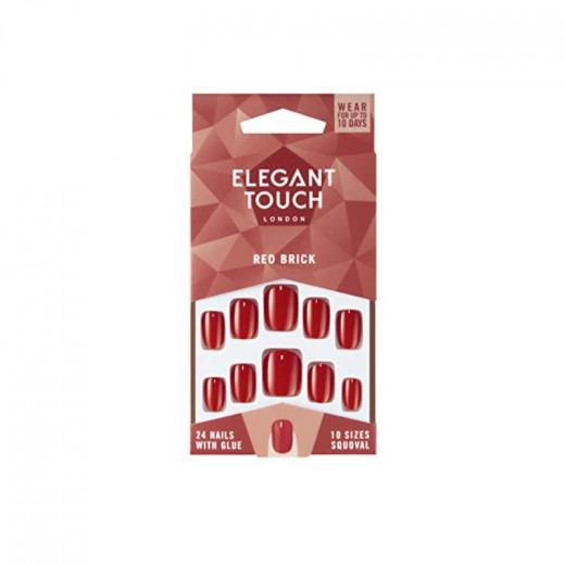 Elegant Touch Colour Nails - Red Brick