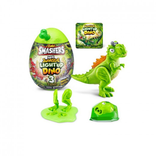 Smashers Jurassic-series 1 Mini Light-up Dino Pdq (6)
