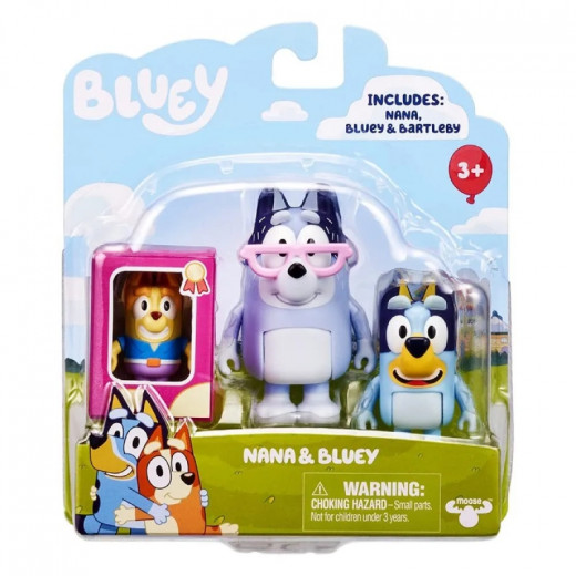 Moose Nana & Bluey Figures