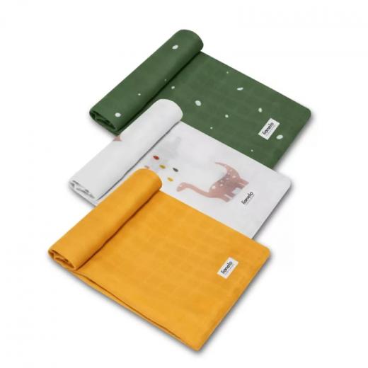 Lionelo Swaddle Bamboo  Box Dino