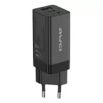 awei PD9 65W ثنائي النوع C / USB-C + USB GaN سريع