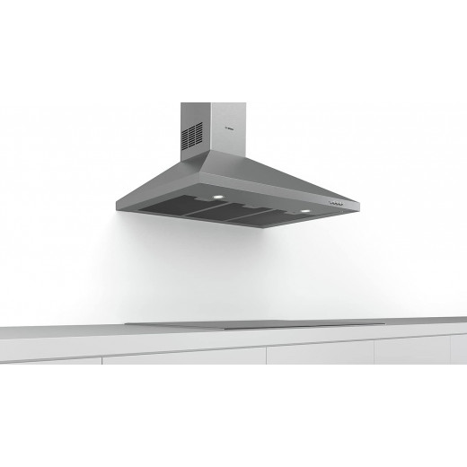 chimney hood, 90 cm - silver Bosch