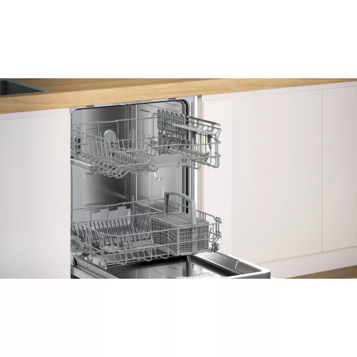 Bosch semi-integrated dishwasher 60 cm Stainless steel Serie | 4