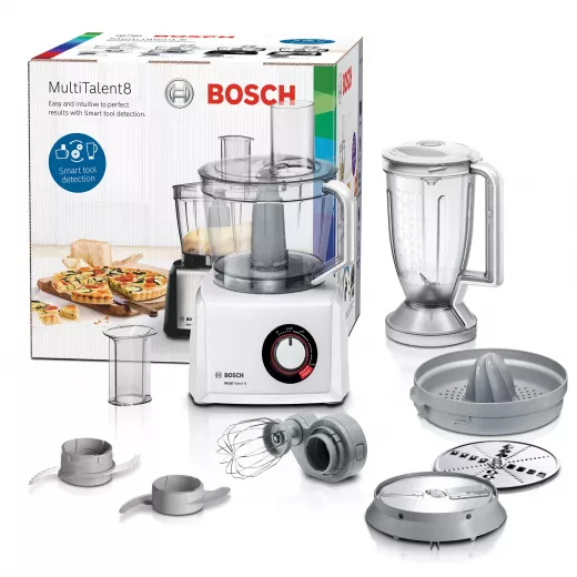 Bosch Food processor MultiTalent 8 1100 W White, White