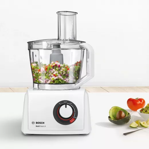 Bosch Food processor MultiTalent 8 1100 W White, White