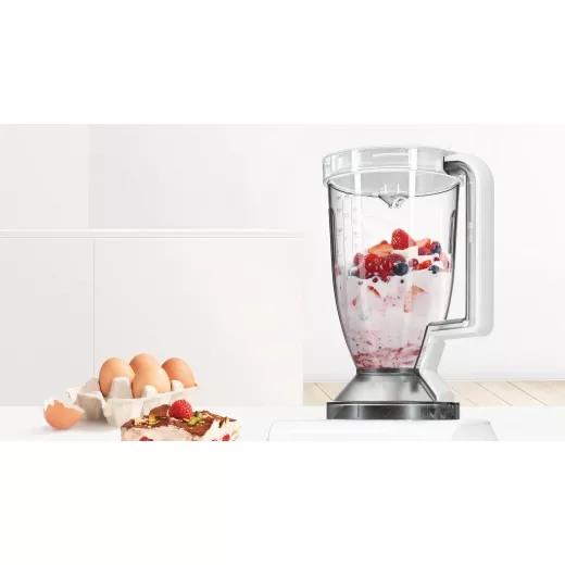 Bosch Food processor MultiTalent 8 1100 W White, White