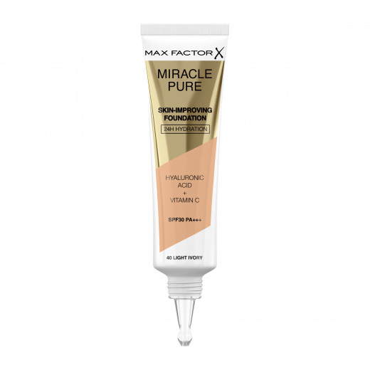 Max factor miracle pure skin improving foundation 040 light ivory 30 ml