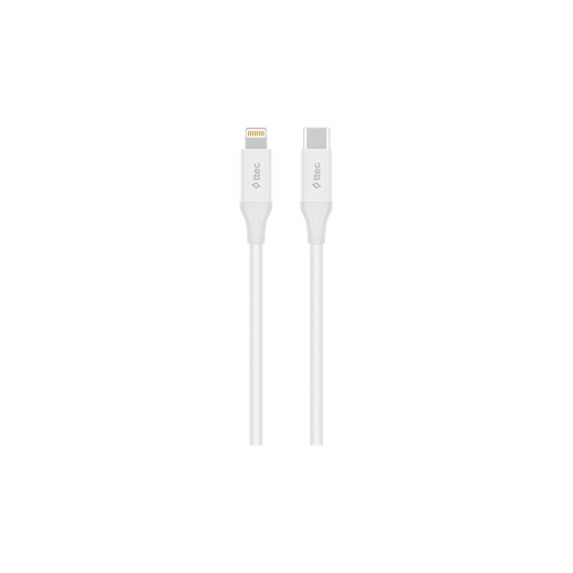 ttec Type-C - Lightning Fast Charging Cable 150cm , White