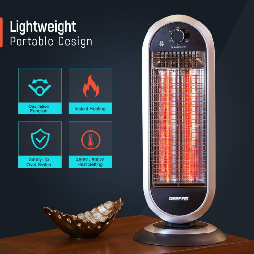 Geepas carbon heater with oscillation function