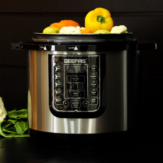 Geepas digital multi-cooker 8L