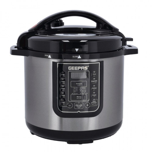 Geepas digital multi-cooker 8L