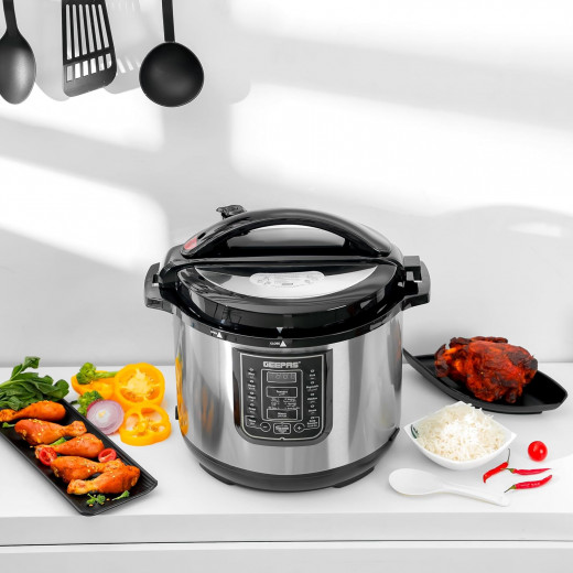 Geepas digital multi-cooker 12L