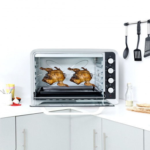 Geepas electric oven with rotisserie & convection 100L 2800W
