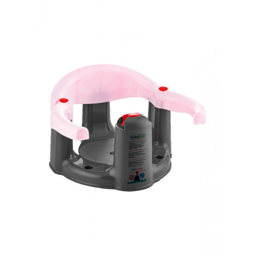 BabyJem Baby Bath & Feeding Seat Anti Slip  Pink