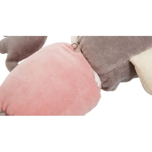 Babyjem caterpillar toy pillow pink