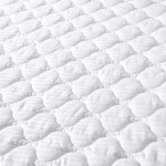 Cannon Matress Protector Pad, White Color, Size 180x200