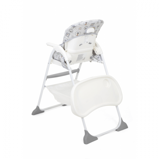 Joie Mimzy High Chair, Portrait, Grey