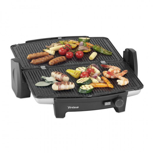 Trisa double plate barbecue grill "Hot snack"