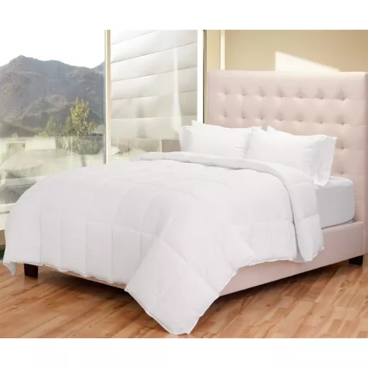 Nova Home Tencel Summer Comforter, Cotton Cover, White Color, King Size