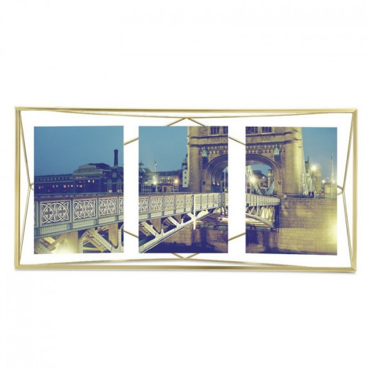 Umbra multi photo frame, gold color