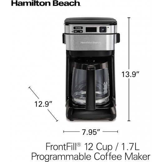 Hamilton Beach Frontfill 12 Cup Programmable Coffee Maker