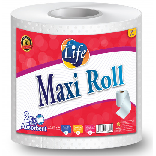 Life Maxi Roll 2 ply 400 Gram