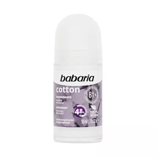 Babaria Deodorant Cotton Roll On 50ml