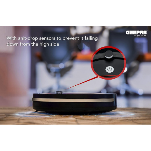 GEEPAS Robot Vacuum Cleaner with Remote Control