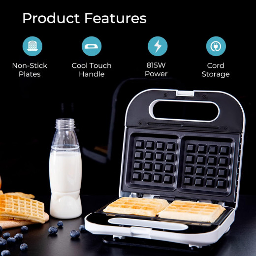 Geepas , 2 Slice Waffle Maker, 815 W