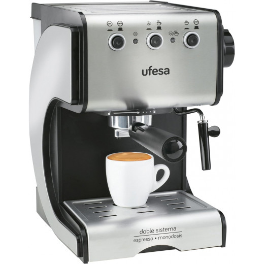 Ufesa Espresso Coffee Machine, 1050 W, 1.5 Litter